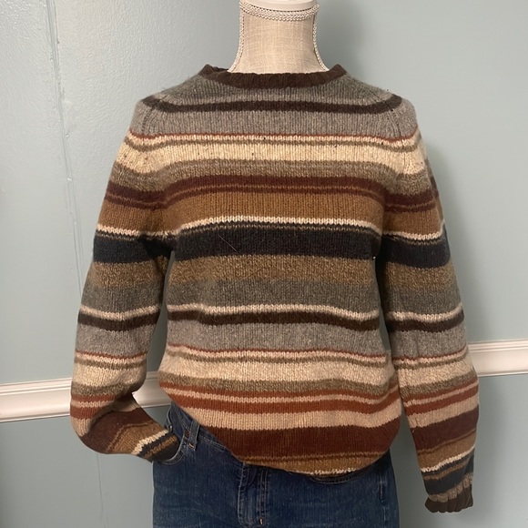 Eddie Bauer Sweaters - Size small/medium, Eddie Bauer knit men’s sweater, earth tones, vintage